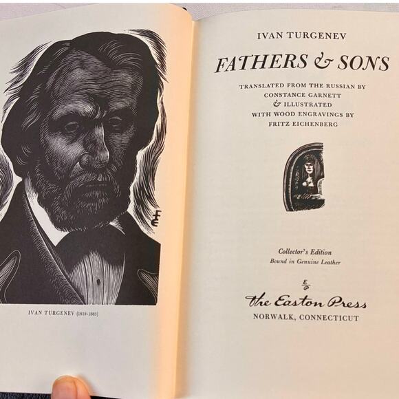 Fathers & Sons by Ivan Turgenev – Easton Press Leather Collector’s Edition - Picture 2 of 4